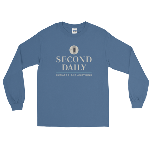 Second Daily Logo - Long Sleeve Men's Shirt