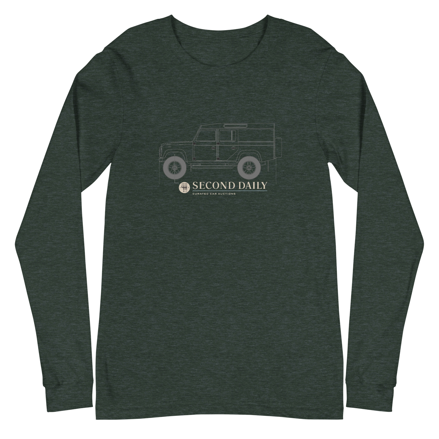 Defender 110 - Second Daily Gated Logo - Long Sleeve (front printing only)