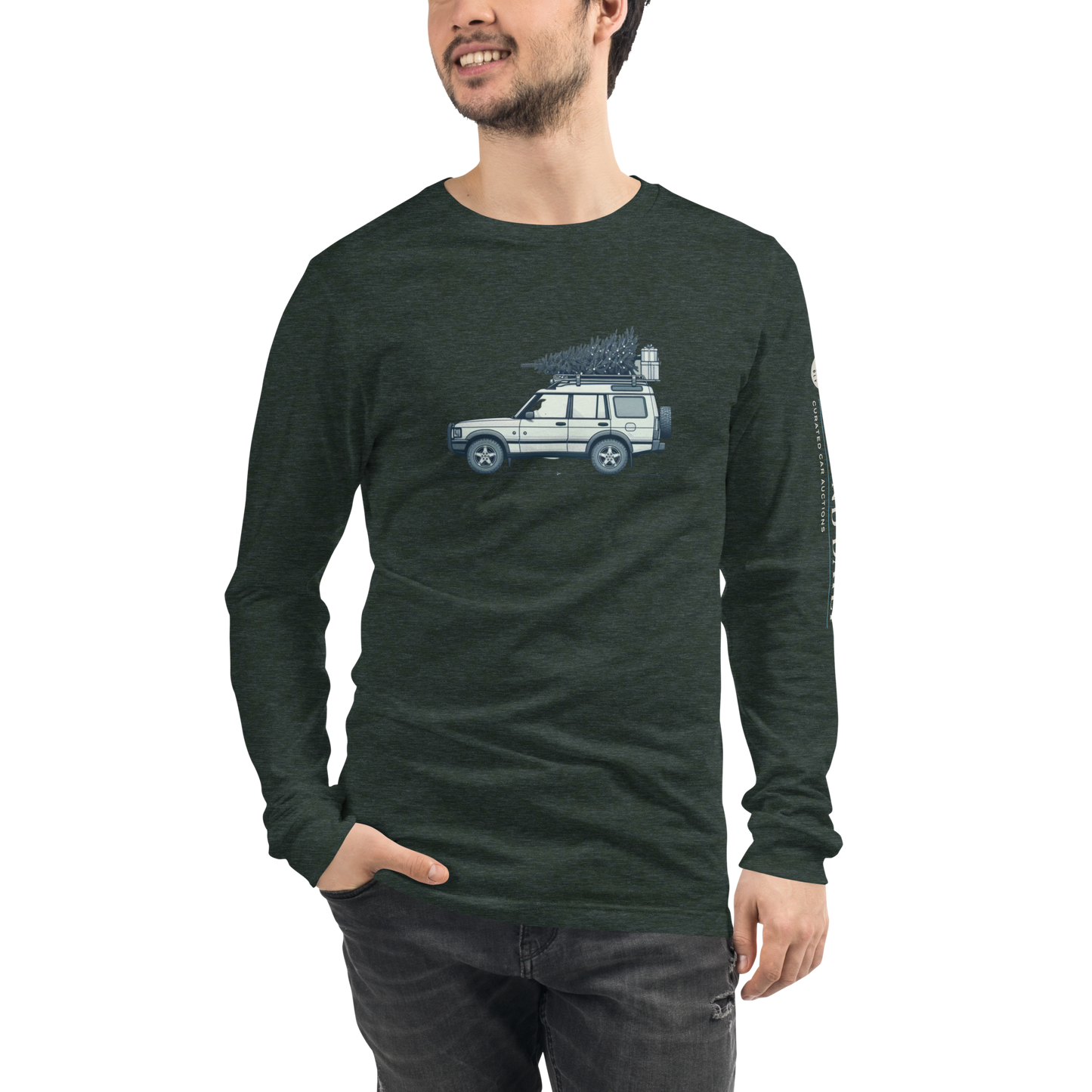 Christmas in the Disco - Long Sleeve Tee (front and sleeve printed)