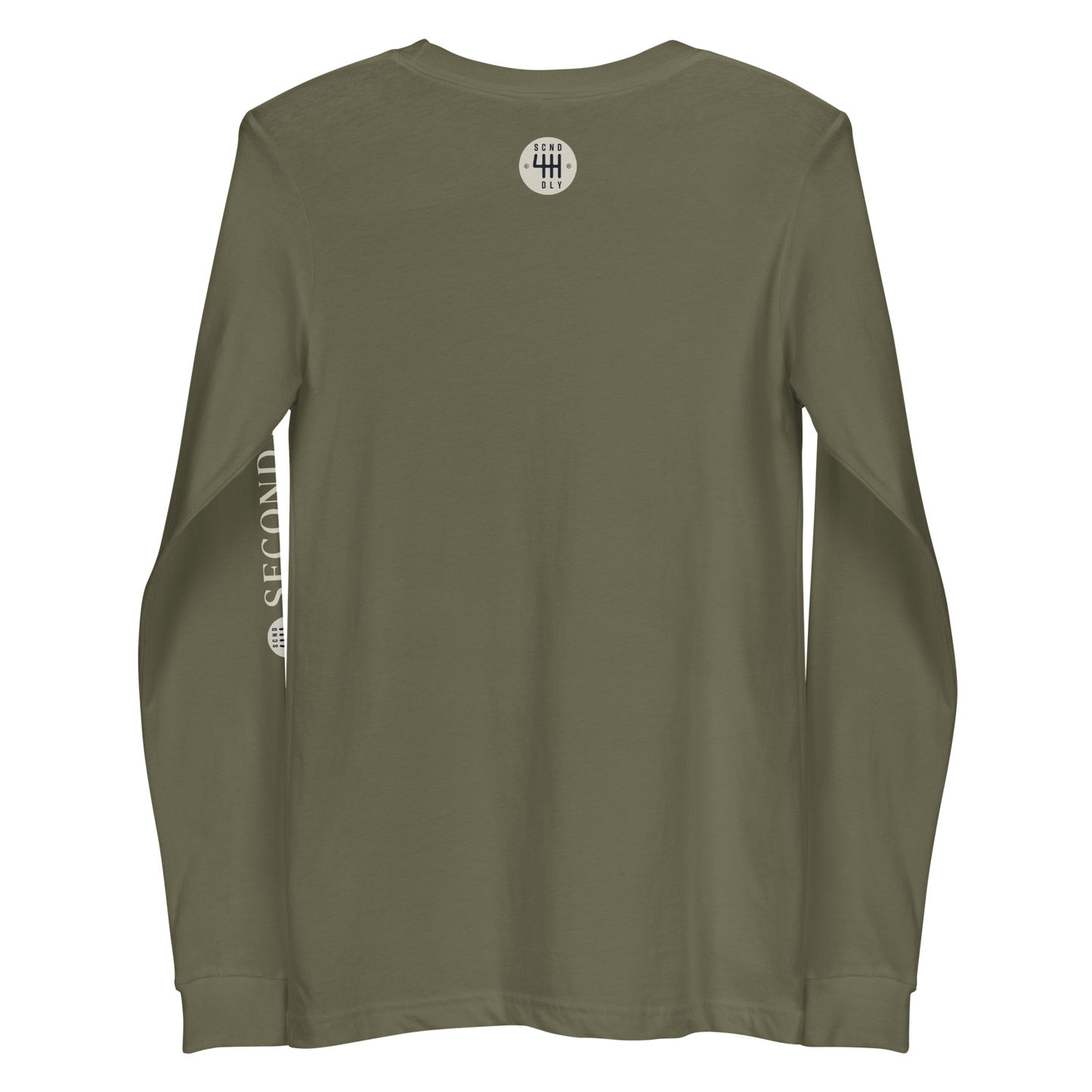 Defender 110 - Second Daily Gated Logo - Long Sleeve (front, left sleeve, back printing)
