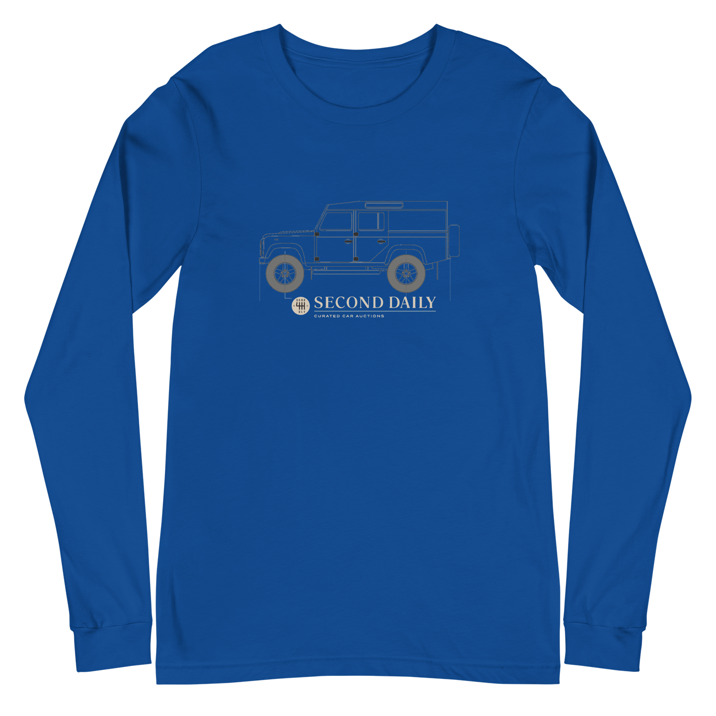 Defender 110 - Second Daily Gated Logo - Long Sleeve (front printing only)