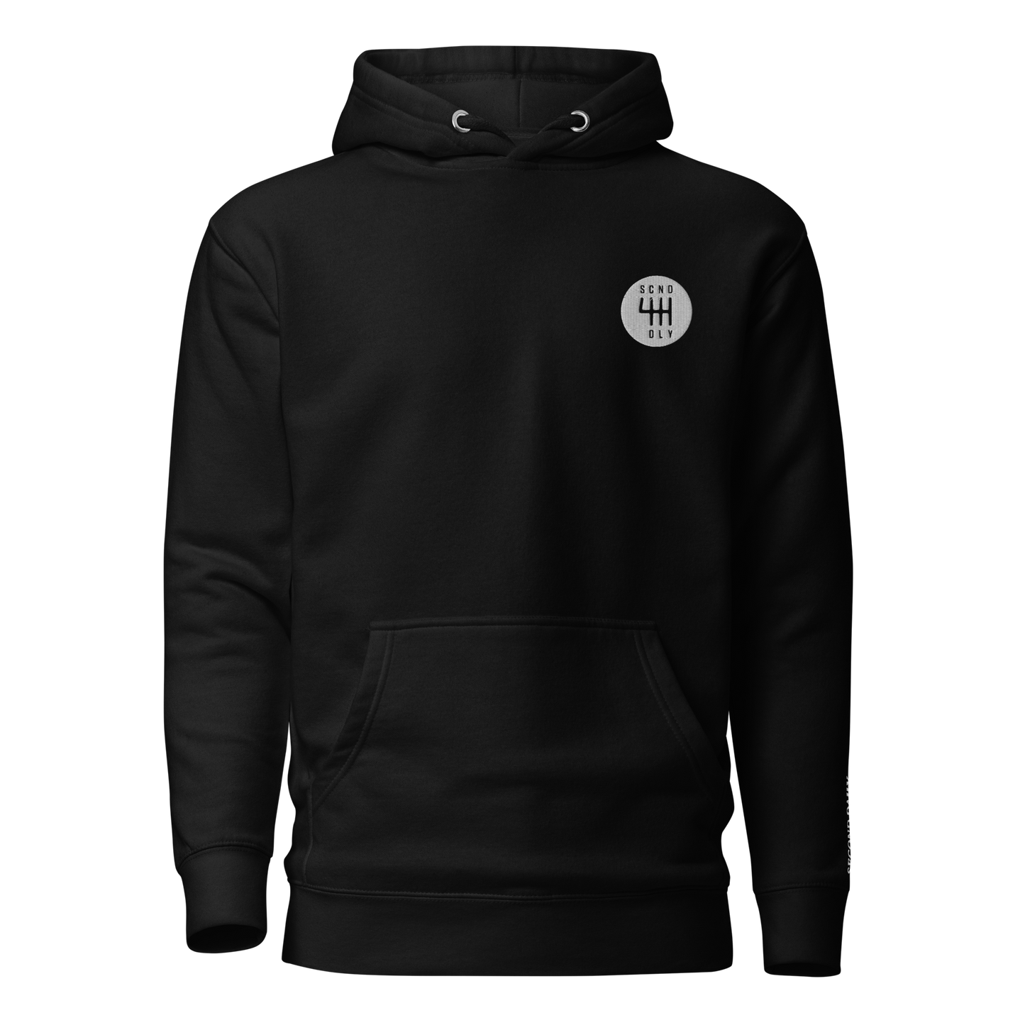 Hoodie - Embroidered Gated Shifter Logo (filled)